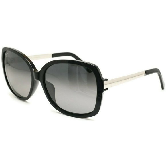 Maui Jim Melika MJ 760-02 Butterfly Black Polarized Sunglasses Gray Lenses 58mm